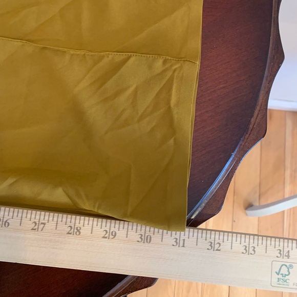 Athleta Mustard Coloured Nolita Wide Leg Pants - Picture 10 of 11